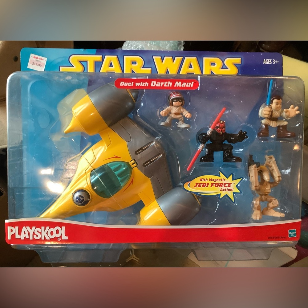 STAR WARS Collectible Playset, by Hasbro “Dual With Darth Maul” PLAYSKOOL New!